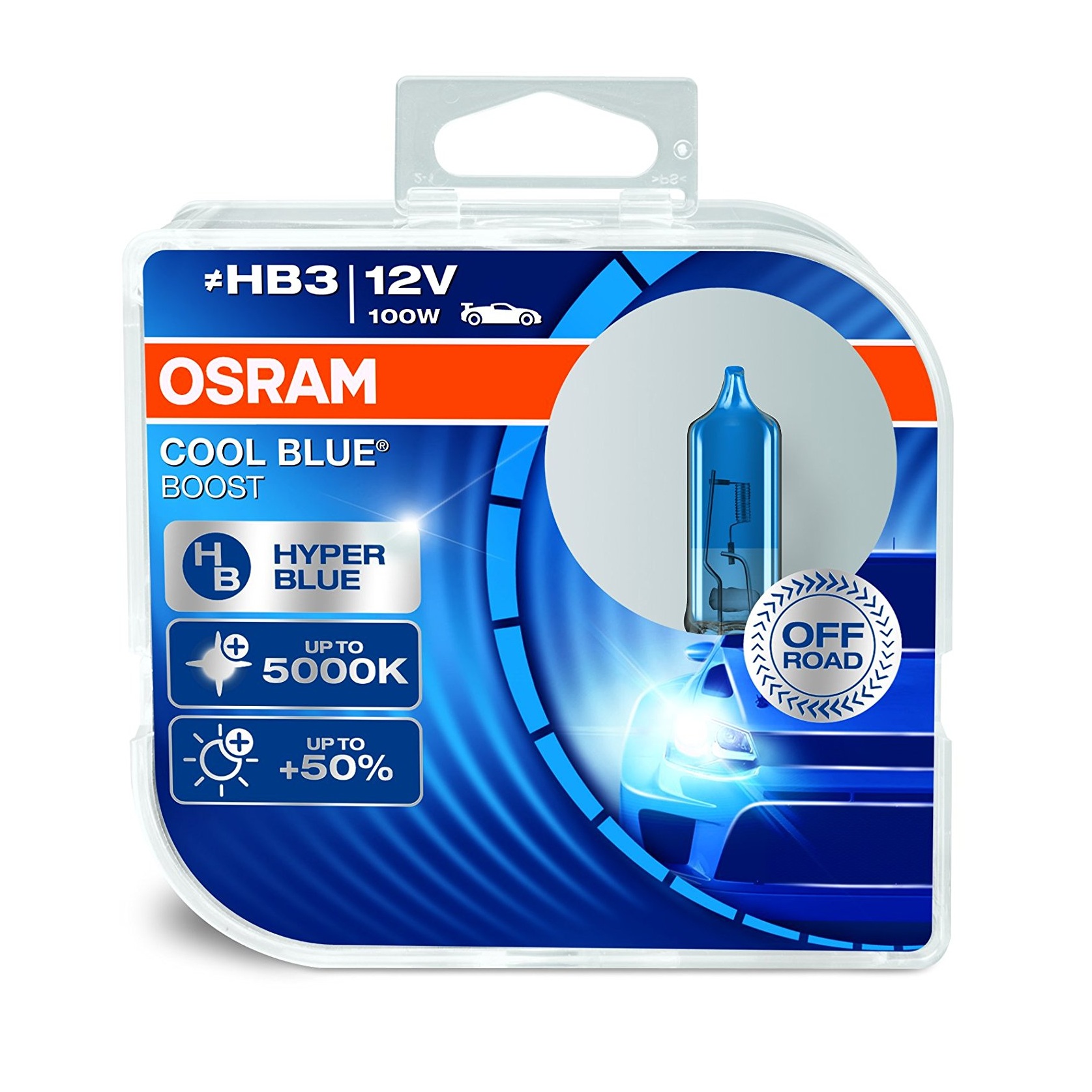 Osram Cool Blue Boost 100W HB3 (DuoBox) - Image 2