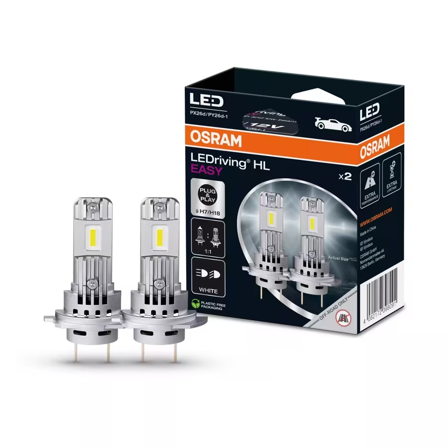 Osram Ledriving HL Easy 12v 1400lm H7 / H18 Par