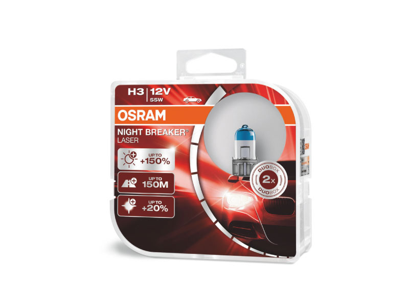 Osram Night Breaker Laser H3 (DuoBox)