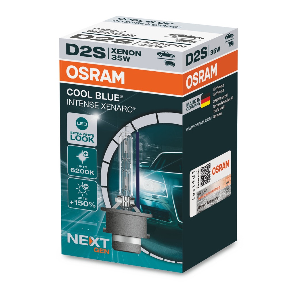 Osram Cool Blue Intense NG Xenarc D2S (Unidade)