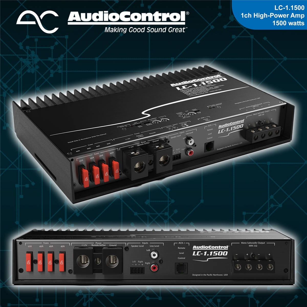 Amplificador Mono AudioControl LC-1.1500