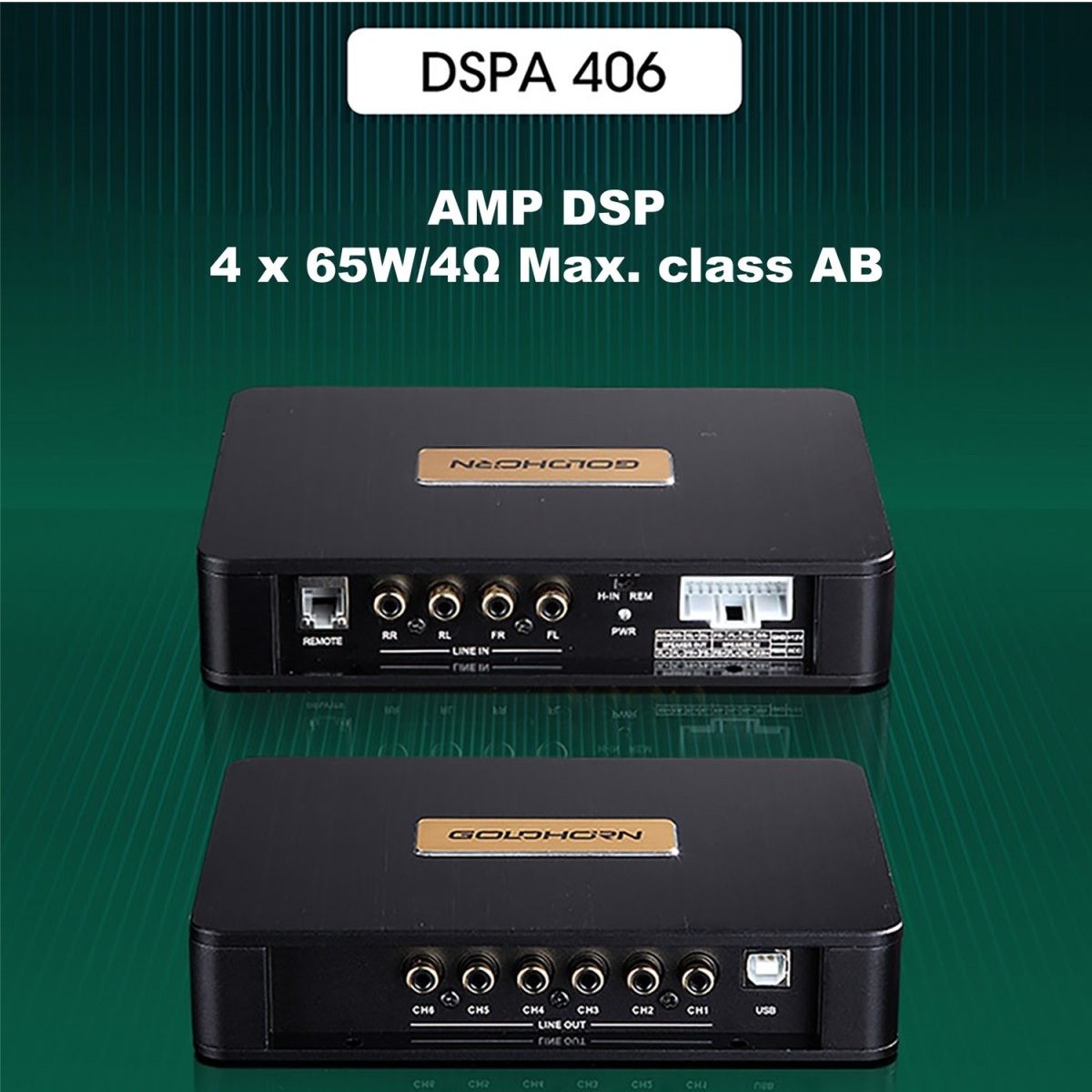 Amplificador Com DSP Goldhorn DSPA 406