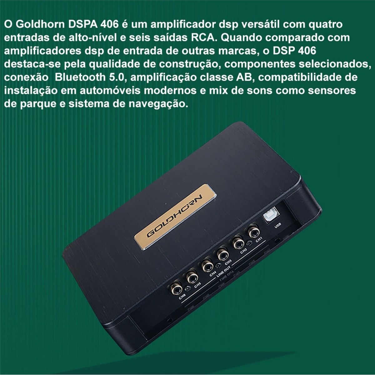 Amplificador Com DSP Goldhorn DSPA 406 - Image 4