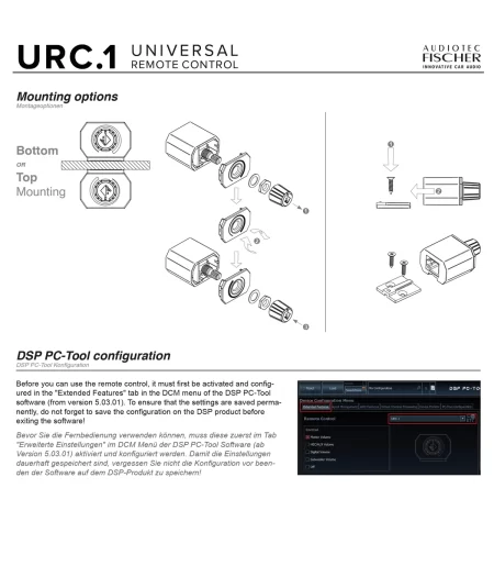 Controlo Remoto DSP HELIX MATCH URC.1 - Image 3
