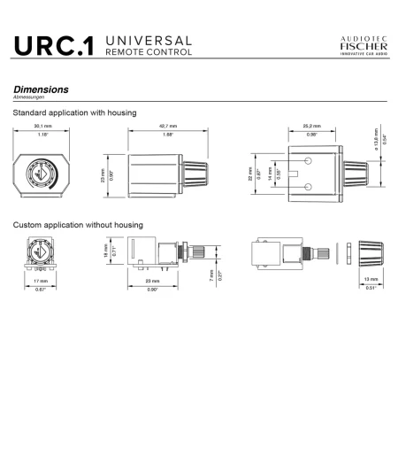 Controlo Remoto DSP HELIX MATCH URC.1 - Image 4