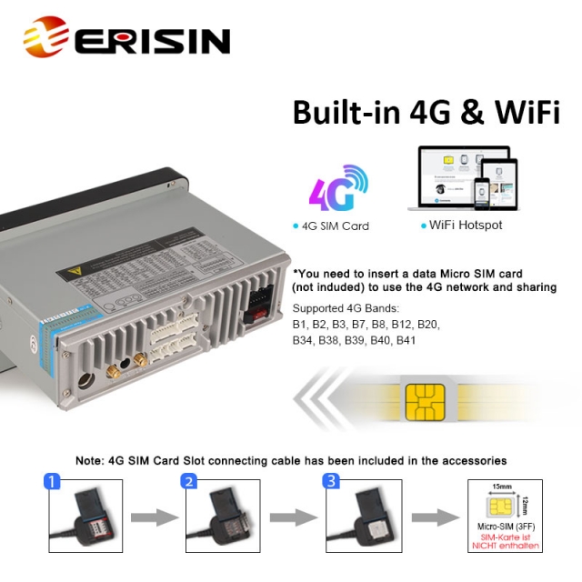 Rádio Erisin Android 13 MT8667 4GB 64GB Alfa Romeo 159 Brera Spider 7" CPW DSP - Image 5