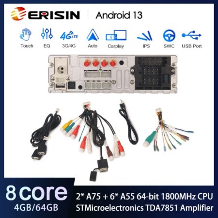 Rádio Android 13 7" MTK 4GB 64GB Alfa Romeo 159 Brera Spider CPW DSP - Image 6