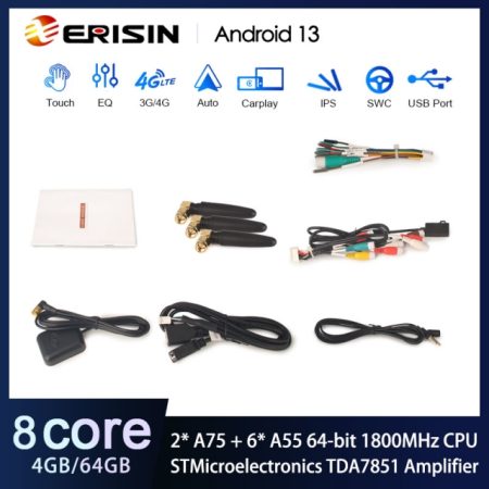 Rádio Android 13 7" MTK 4GB 64GB Alfa Romeo 159 Brera Spider CPW DSP - Image 7