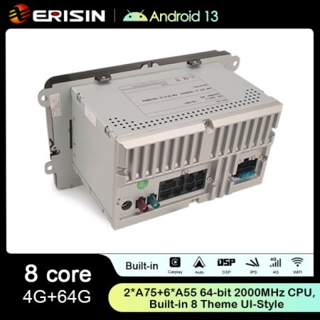 Rádio Erisin Android 13 MT8667 4GB 64GB VW 9