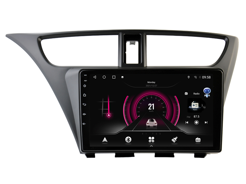 Rádio Witson Android 14 UIS7862 4GB 64GB 9" Honda Civic 2012-2017