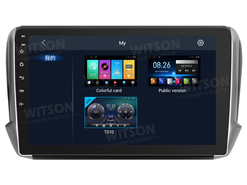 Rádio Witson Android 14 UIS7862 4GB 64GB 10.1" Peugeot 208/2008 2014-2015 - Image 2