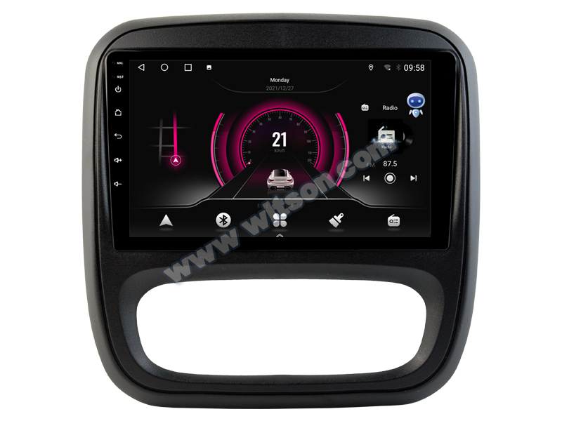 Rádio Witson Android 14 UIS7862 4GB 64GB 9" Renault Trafic 3/Opel Vivaro B