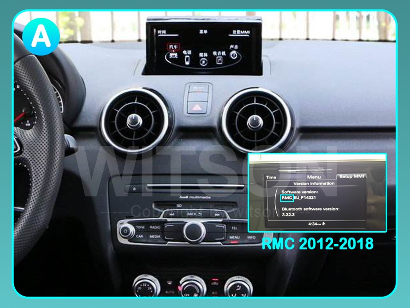 Ecrã Android 13 10.25" Snapdragon 680 4GB 64GB Audi A1 2012-2018 RMC - Image 9