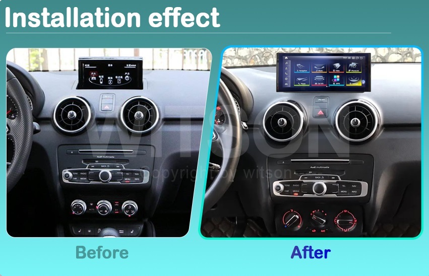 Ecrã Android 13 10.25" Snapdragon 680 4GB 64GB Audi A1 2012-2018 RMC - Image 10