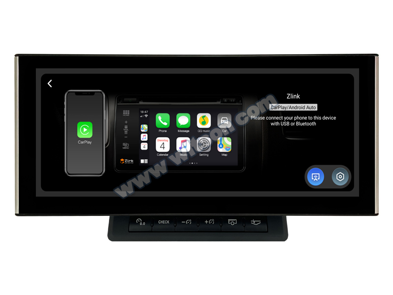 Ecrã Android 13 10.25" Snapdragon 680 4GB 64GB Audi A6 2005-2011 MMI 2G - Image 3