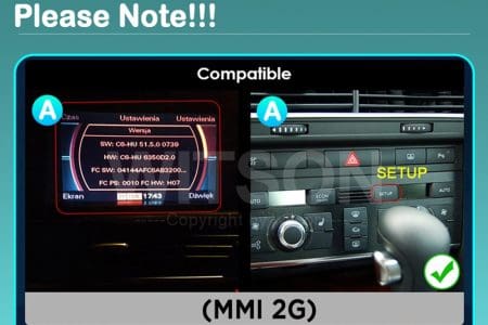 Ecrã Android 13 10.25" Snapdragon 680 4GB 64GB Audi A6 2005-2011 MMI 2G - Image 8