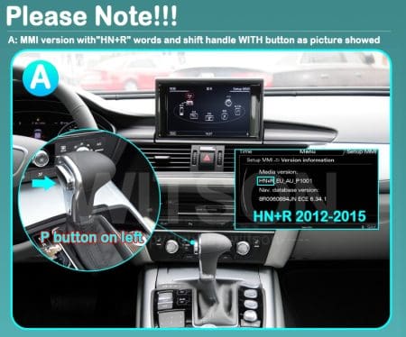 Ecrã Android 13 12.3" Snapdragon 680 4GB 64GB Audi A6 2012-2015 A7 2009-2015 HN+R - Image 9