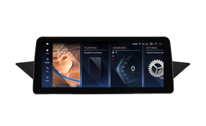 Ecrã Android 13 12.3" Snapdragon 680 4GB 64GB BMW X1 E84 S/ Ecrã 2009-2015