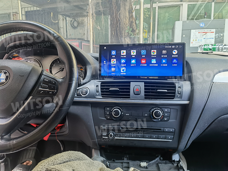 Ecrã Android 13 12.3" Snapdragon 680 4GB 64GB BMW X3 F25 CIC 2011-2013 Ultra-Slim - Image 5