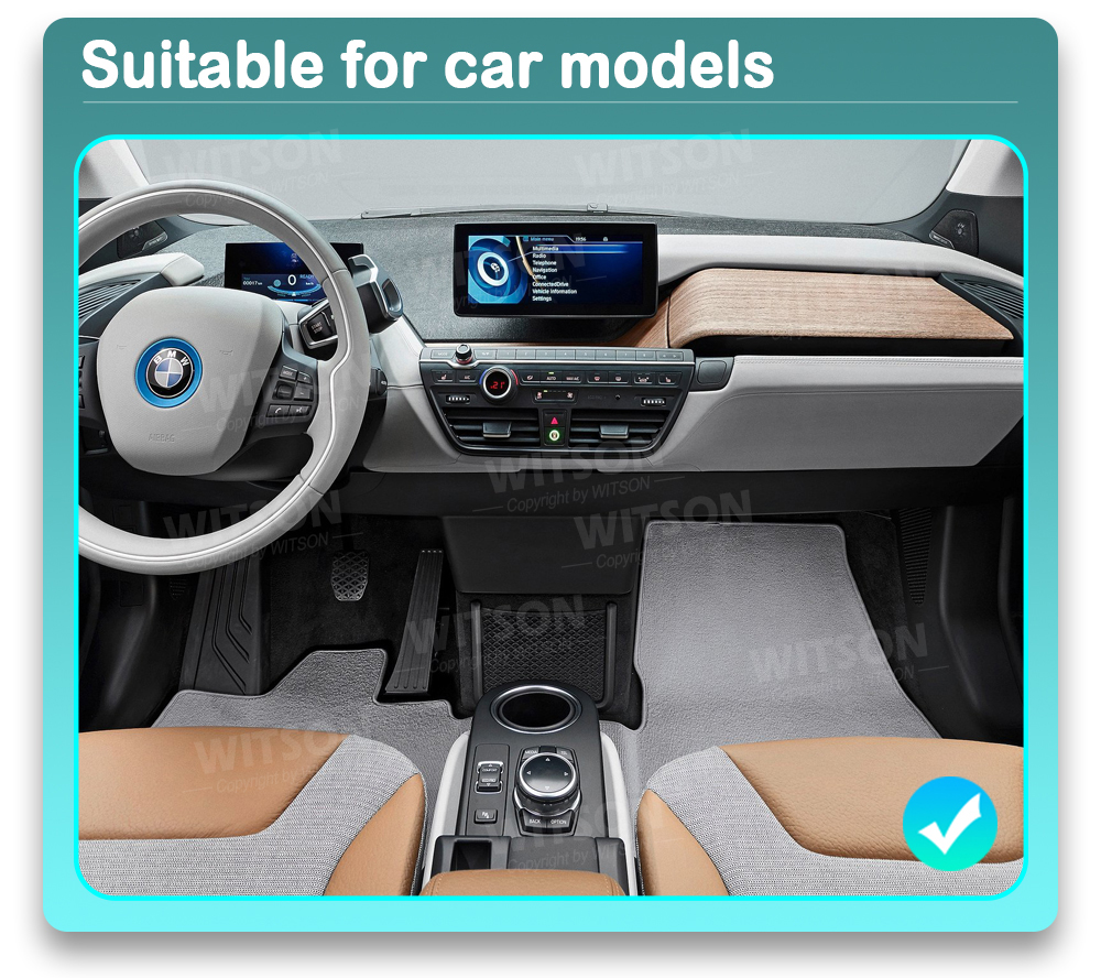 Ecrã Android 13 12.3" Snapdragon 680 4GB 64GB BMW I3 NBT 2013-2016 - Image 7