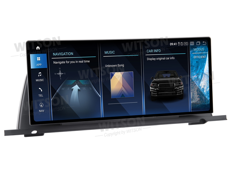 Ecrã Android 13 12.3" Snapdragon 680 4GB 64GB BMW Série 5 F07 GT NBT 2013-2017 Ultra Slim - Image 3