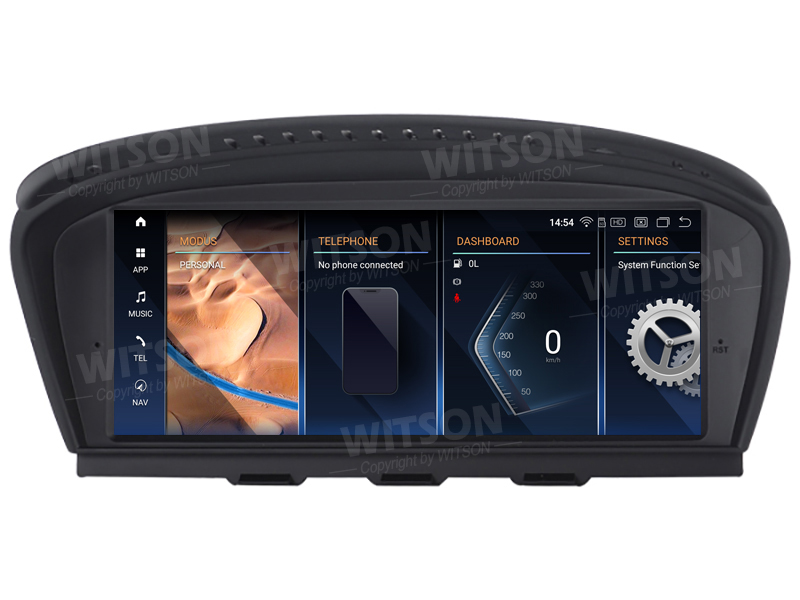 Ecrã Android 13 8.8" Snapdragon 680 4GB 64GB BMW E60 E90 CCC 2005-2009