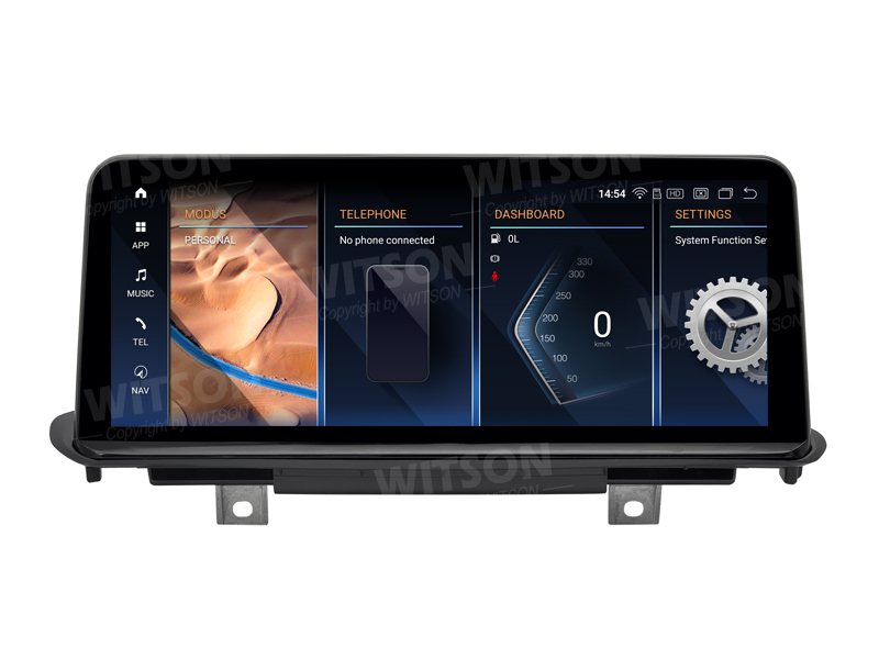 Ecrã Android 13 10.25" Snapdragon 680 4GB 64GB BMW X5 F15 X6 E71 NBT 2014-2017 - Image 2