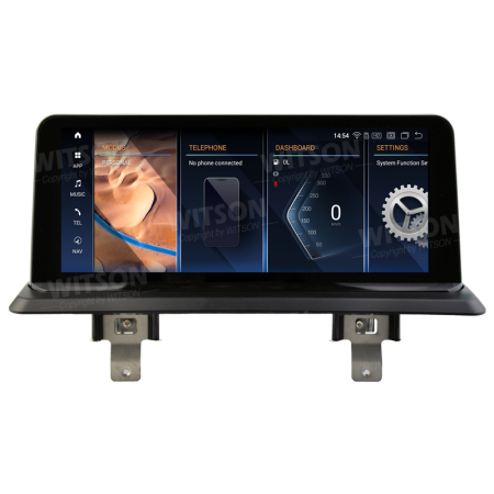 Ecrã Android 13 10.25" Snapdragon 680 4GB 64GB BMW Série 1 E81 E82 E87 E88 2005-2012