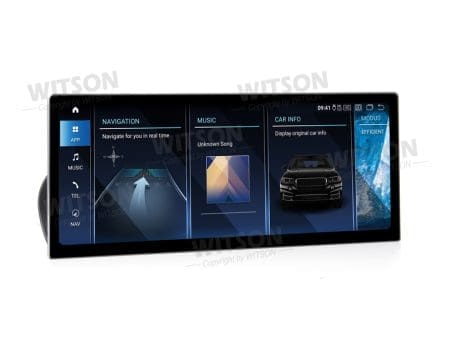 Ecrã Android 13 12.3" Snapdragon 662 4GB 64GB BMW Série 3 E90 CCC 2005-2009 Ultra Slim - Image 3