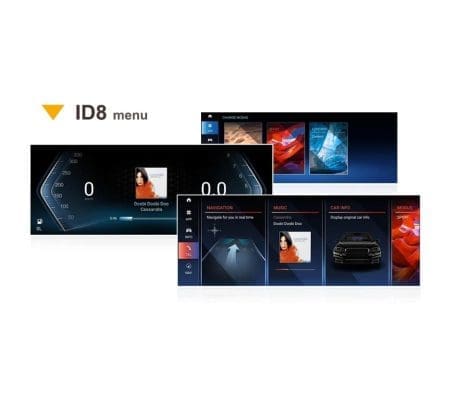 Ecrã Android 13 12.3" Snapdragon 662 4GB 64GB BMW Série 3 E90 CCC 2005-2009 Ultra Slim - Image 6