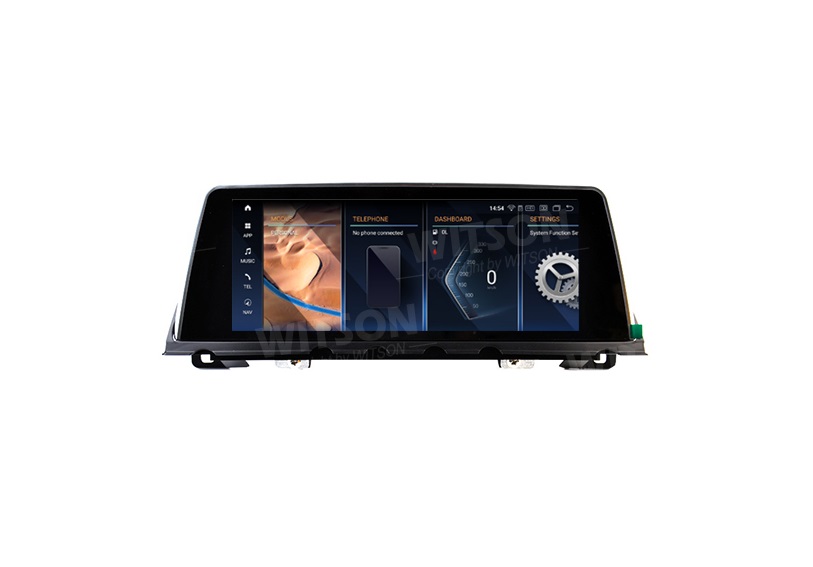 Ecrã Android 13 10.25" Snapdragon 662 4GB 64GB BMW Série 7 F01 F02 CIC 2009-2012 Stand Up