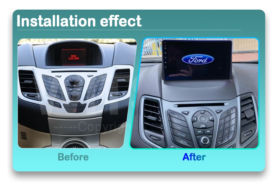 Rádio Witson Android 14 UIS7862 4GB 64GB 9" Ford Fiesta 2009-2011 - Image 7