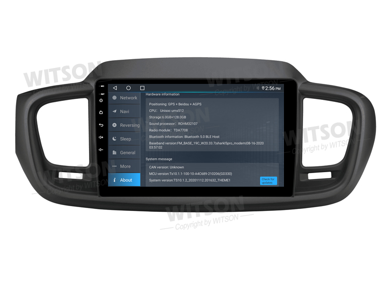 Rádio Witson Android 14 UIS7862 4GB 64GB 10.1" CarPlay Kia Sorento 2015-2019 - Image 5