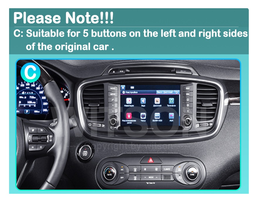 Rádio Witson Android 14 UIS7862 4GB 64GB 10.1" CarPlay Kia Sorento 2015-2019 - Image 8