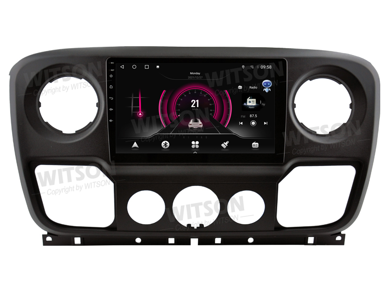 Rádio Witson Android 14 UIS7862 4GB 64GB 9" Renault Master 2010-2021