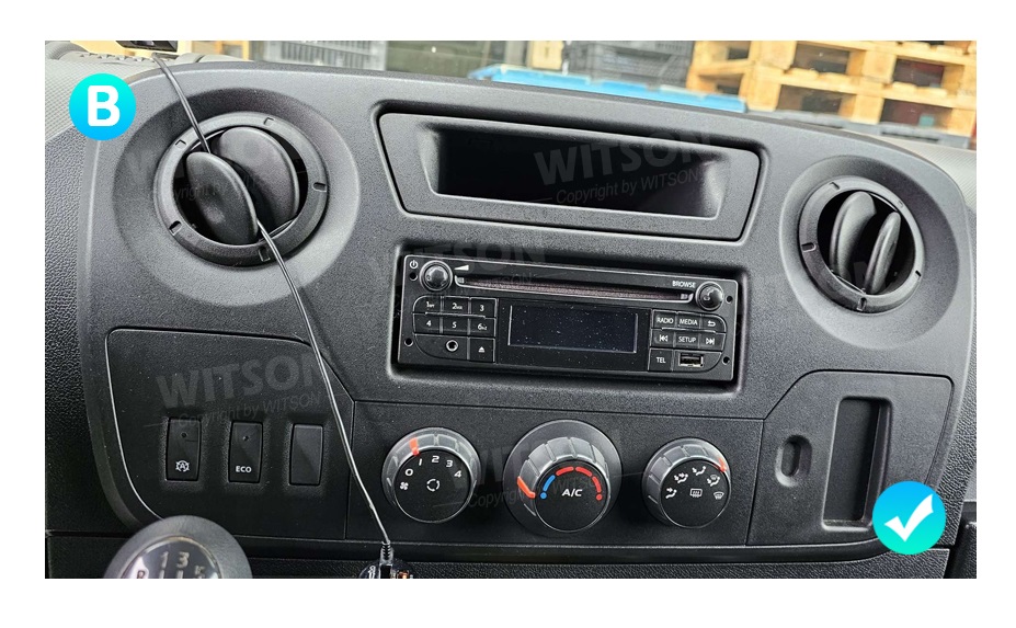 Rádio Witson Android 14 UIS7862 4GB 64GB 9" Renault Master 2010-2021 - Image 6