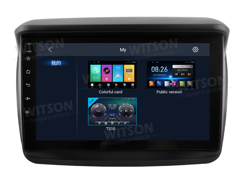 Rádio Witson Android 13 UIS8581A 4GB 64GB 9" Mitsubishi L200 08-16 - Image 4