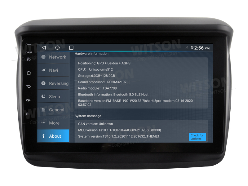 Rádio Witson Android 13 UIS8581A 4GB 64GB 9" Mitsubishi L200 08-16 - Image 5