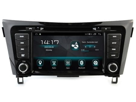 Rádio Witson Android 10 UIS8581A 4GB 64GB Nissan Qashqai Bose Preto 2014-2017