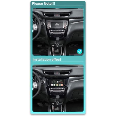Rádio Witson Android 12 UIS8581A 4GB 64GB Nissan Qashqai Bose Preto 2014-2017 - Image 8