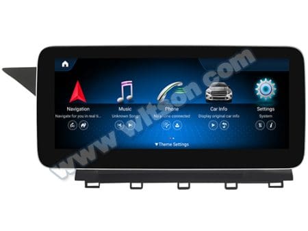 Ecrã Android 13 10.25" Snapdragon 680 4GB 64GB Mercedes-Benz GLK X204 NTG 4.5 2013-2015
