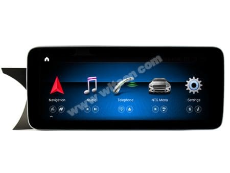 Ecrã Android 13 10.25" Snapdragon 680 4GB 64GB Mercedes-Benz C W204 NTG 4.5 2011-2014