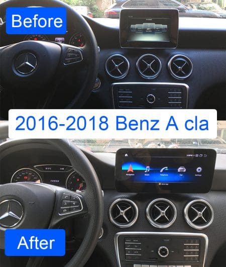 Ecrã Android 13 10.25" Snapdragon 680 4GB 64GB Mercedes A CLA GLA G NTG 5.0 2016-2019 - Image 8
