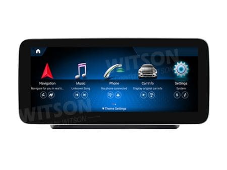 Ecrã Android 13 10.25" Snapdragon 680 4GB 64GB Mercedes C GLC NTG 5.5 2019-2021