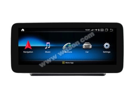Ecrã Android 13 12.3" Snapdragon 680 4GB 64GB Mercedes C GLC VITO X NTG 5.0