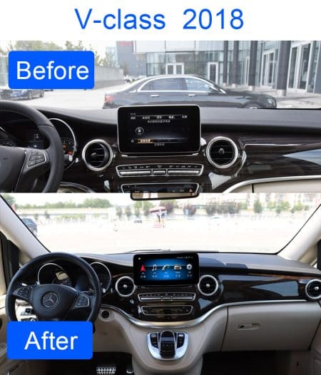 Ecrã Android 13 12.3" Snapdragon 680 4GB 64GB Mercedes C GLC VITO X NTG 5.0 - Image 11
