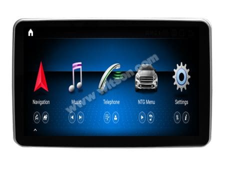 Ecrã Android 13 9" Snapdragon 680 4GB 64GB Mercedes-Benz ML W166 GL NTG 4.5 2012-2015