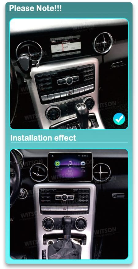 Ecrã Android 13 9" Snapdragon 680 4GB 64GB Mercedes-Benz SL 2013-2015 SLK 2011-2015 NTG 4.5 - Image 7