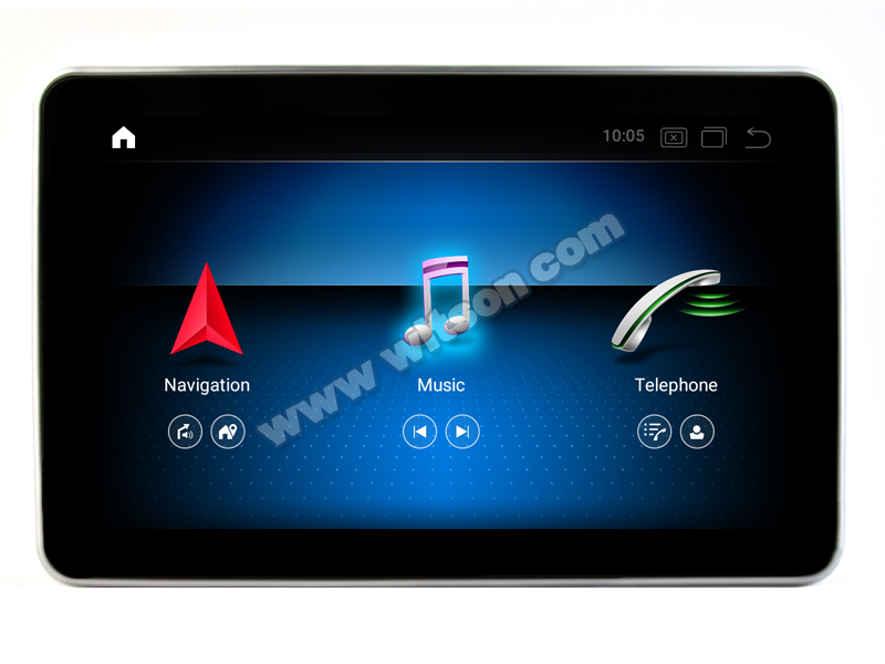 Ecrã Android 13 9" Snapdragon 680 4GB 64GB Mercedes-Benz SLC SL 2016-2019 NTG 5.0