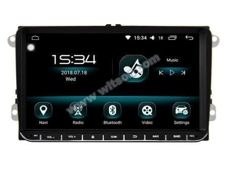 Rádio Witson Android 14 UIS7862 4GB 64GB 9" VW, Skoda e Seat 2006-2012